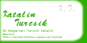 katalin turcsik business card
